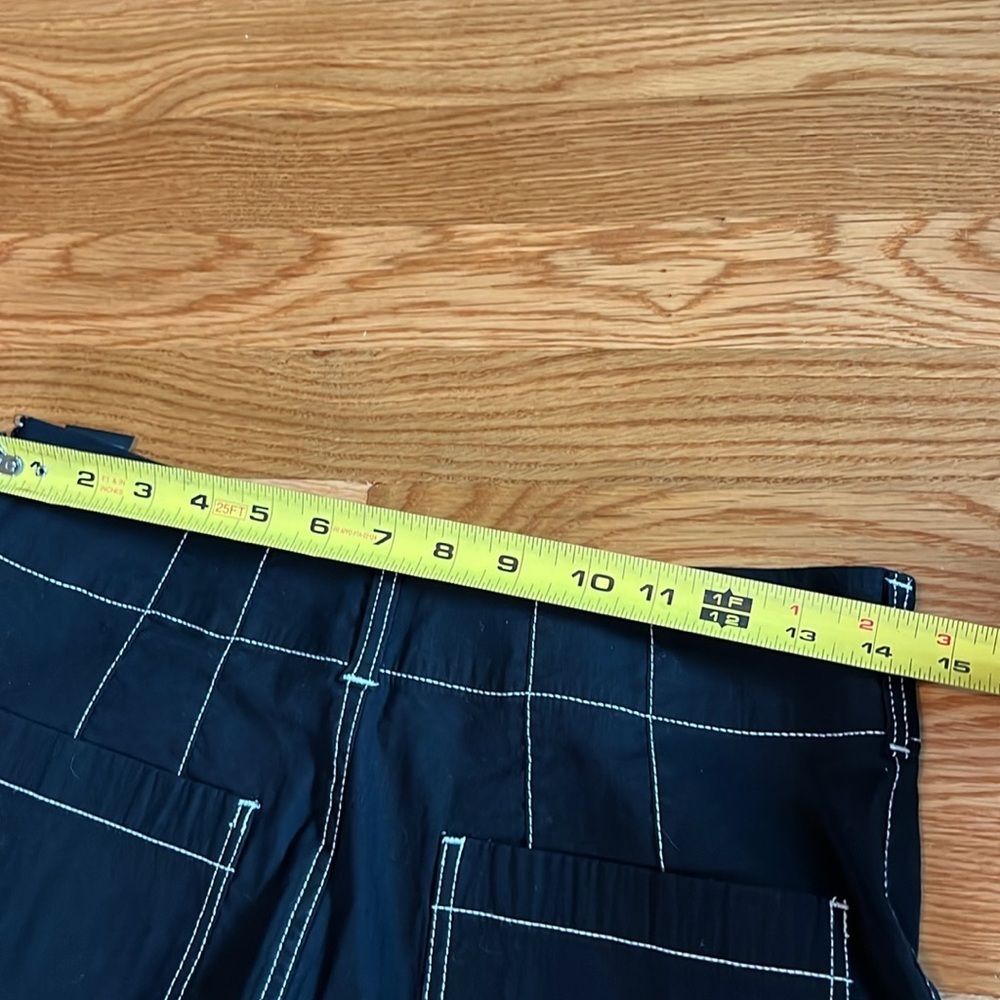 Anthropologie The Colette Contrast-Stitch Cropped Wide-Leg Pants Sz 29 READ NWT - Picture 16 of 16
